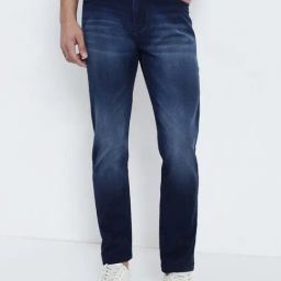 SHOWOFFFF Navy Blue Denim Slim Fit Jeans-image-85