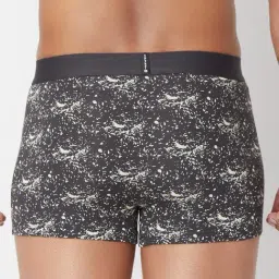 UnderJeans by Spykar Grey Printed Trunks image 2