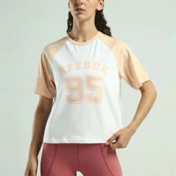 Reebok White Cotton Regular Fit Logo Printed Sports T-Shirt-picture-35