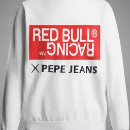 Pepe Jeans Off White Cotton Regular Graphic Print Sweatshirts-image-23