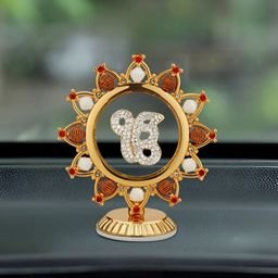 INTERNATIONAL GIFT Gold-Toned Sikh Symbol Religious Idol Showpiece-image-89