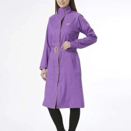 Zeel Purple Regular Fit Rain Jacket-image-13