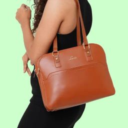 Lavie Mobox Tan Solid Medium Shoulder Bag-image-91