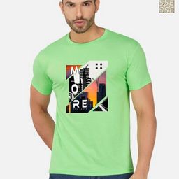 GLOBAL NOMAD Men 2 Printed Bio Finish Applique T-shirt-image-86