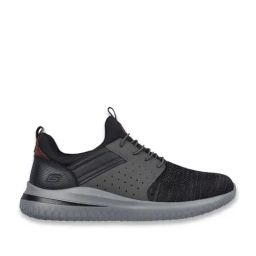 Skechers Men's DELSON 3 Black Running Shoes-41