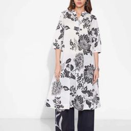 Rangmanch By Pantaloons Fog Cotton Regular Fit Printed Kurta-picture-43