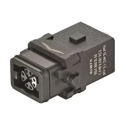 Harting Heavy Duty Connector Inserts / Modules HEAVY DUTY INSERT, RCPT, 8POS, CRIMP, 09100083106.-9