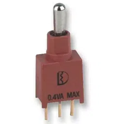 MULTICOMP PRO Toggle Switches SWITCH, PCB, SPDT, VERT, 2AS5T2A1M2RE-18