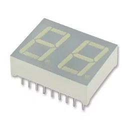 KINGBRIGHT Display, Seven Segment, 14.22 mm, Red, DC56-11EWA-29