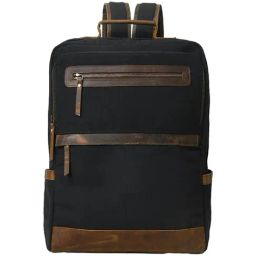 MaheTri 15.5 Black Medium Laptop Backpack-image-21