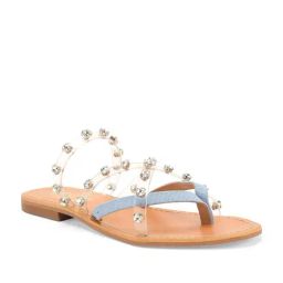 Tao Paris Light Blue OSLO Cross Strap Sandals-image-19