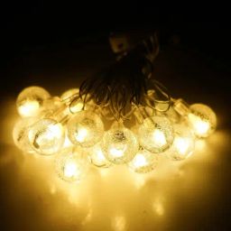 eCraftIndia Crystal Ball Decorative LED Color Changing Fairy String Lights for Diwali-5