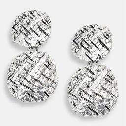Sohi Silver Plated Party Designer Drop Earrings-33