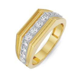 EMORI Yellow Gold Palagio Wedding Band-image-64