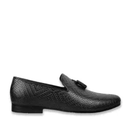 Metro Men's Black Formal Mocassins-picture-5