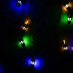 eCraftIndia Lantern Shaped LED Color Changing Steady Fairy String Lights for Diwali image 4