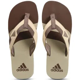 Adidas Men's Distil Beige Flip Flops-38