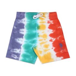 U.S. Polo Assn. Kids Multicolor Cotton Over Dyed Shorts-image-82