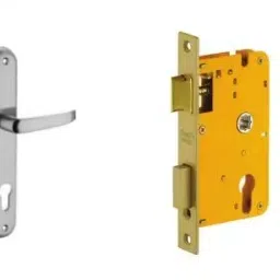Dorset Patina Lever Handle Lock Set with Mortise Latch ML OS OR image 1