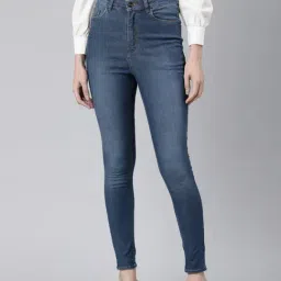 Go Colors! Blue Skinny Fit Mid Rise Jeans-image-96