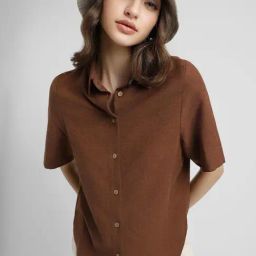 Forever 21 Brown Regular Fit Shirt-image-69
