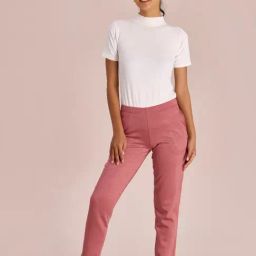 Go Colors! Pink Mid Rise Pants-image-89