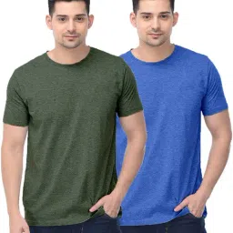 Color Capital Multicolored Regular Fit T-Shirt - Pack of 2-image-98