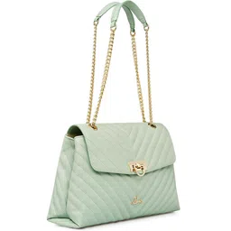 Lavie Textured Structured Satchel with Quilted image 3