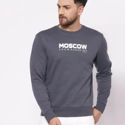Red Tape Grey Regular Fit Graphic Sweatshirt-image-84