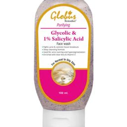Globus Remedies Purifying Glycolic & 1% Salicylic Acid Face Wash - 100 ml-31