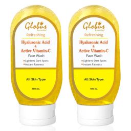 Globus Remedies Refreshing Hyaluronic Acid & Active Vitamin-C Face Wash - Pack of 2-38