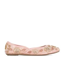 Bata Women's QUINN E 23 Pink Flat Ballets-image-84