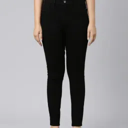 Go Colors! Black Skinny Fit Mid Rise Jeans-image-99