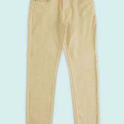 Pantaloons Junior Brown Tapered Fit Jeans-picture-14