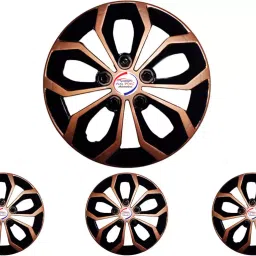 Auto Pearl CoDC08 R15 381 mm(15 Inch) PPress Type Wheel Hubcap with Retention Ring Glossy Copper DC Wheel Cover for Honda City (Set of 4)-image-65
