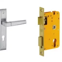 Dorset Patina Lever Handle Lock Set with Mortise Latch ML CS OR image 1