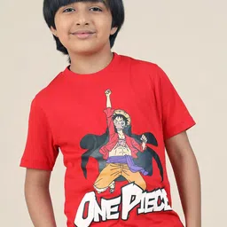 Kids Ville Boys One Piece Printed Pure Cotton Tshirt-image-52
