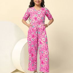 BAESD Girls Printed Basic Jumpsuit-45