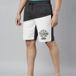 3Pin Multicolor Cotton Regular Fit Color Block Shorts - Pack of 2 image 3