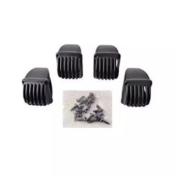 A4S Indicator Grill Cover for Splendor-Black (Pack of 4)-image-35