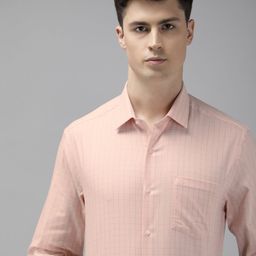 Arrow Manhattan Slim Fit Grid Tattersall Checked Pure Cotton Formal Shirt-image-57