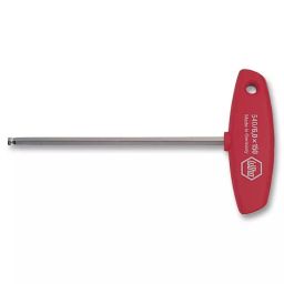 WIHA DRIVER, T HANDLE, BALL, HEXAGON, 5MM, 04108-36