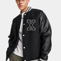 Be Savage Men Fleece Windcheater and Water Resistant Leather Jacket-picture-14