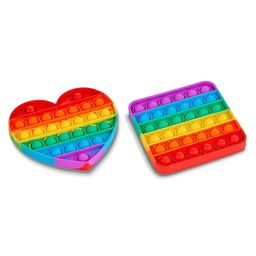Vworld Finger Puppets Square & Heart Shape Pack of 2 - Multicolor-2
