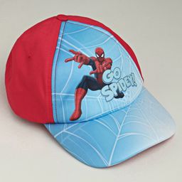 Babyhug Marvel Spiderman Summer Cap - Red & Blue-28