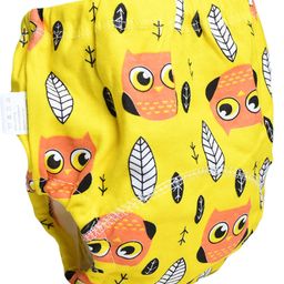 THE LITTLE LOOKERS Potty Training Pants for Babies I Reusable & Waterproof Pull up Underwear | Cloth Diaper for Babies-Yellow( 6 Months - 12 Months) (Pack of 1)-image-67