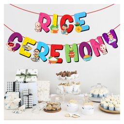 Zyozi Annaprashan Decorations Banner Baby Photoshoot Banner for Rice Ceremony-image-18
