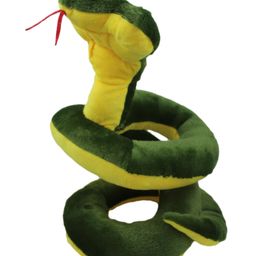 Tickles Snake Soft Stuffed Plush Animal Toy for Kids Boys & Girls Birthday GiftsGreen - Length 25 cm-28