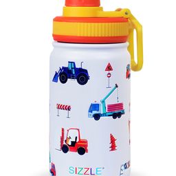 Sizzle Aqua 3DStainless Steel Water Bottle for KIDS 500 ml | Lightweight Leakproof Bottle | Construction Pack of 1 Pc-image-4