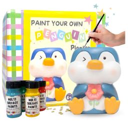 CraftopediaPaint Your Own Planter - Penguine-22